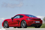 Porsche 718 Cayman S Cayman S Coup&eacute; Rojo Guardia Exterior Posterior-Lateral 3 puertas
