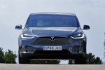 Tesla Model X P100D P100D 7 plazas Todo terreno Met&aacute;lico plata medianoche Exterior Frontal 5 puertas