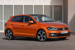 Volkswagen Polo 1.0 TSI 115 CV DSG R-Line Turismo Naranja Calatea metalizado Exterior Lateral-Frontal 5 puertas