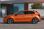 Volkswagen Polo 1.0 TSI 115 CV DSG R-Line Turismo Naranja Calatea metalizado Exterior Lateral 5 puertas
