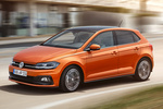Volkswagen Polo 1.0 TSI 115 CV DSG R-Line Turismo Naranja Calatea metalizado Exterior Lateral-Frontal 5 puertas