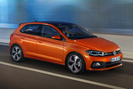 Volkswagen Polo 1.0 TSI 115 CV DSG R-Line Turismo Naranja Calatea metalizado Exterior Lateral-Frontal 5 puertas