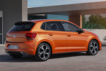Volkswagen Polo 1.0 TSI 115 CV DSG R-Line Turismo Naranja Calatea metalizado Exterior Lateral-Posterior 5 puertas