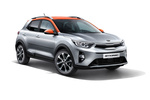 KIA Stonic Gama Stonic Tech Todo terreno Silky Silver/ Tan Orange Exterior Lateral-Frontal 5 puertas