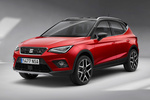 SEAT Arona 1.5 EcoTSI 110 kW (150 CV) Start/Stop FR Todo terreno Rojo Deseo Exterior Frontal-Lateral 5 puertas