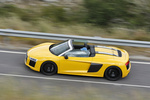 Audi R8 V10 Spyder V10 Spyder Descapotable Amarillo Vegas Exterior Cenital-Lateral 2 puertas