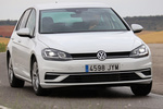 Volkswagen Golf 1.0 TSI 81 kW (110 CV) Edition Turismo Blanco Oryx efecto perla Exterior Lateral-Frontal 3 puertas