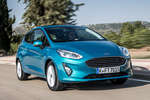 Ford Fiesta Gama Fiesta Titanium Turismo Azul Caribe Exterior Lateral-Frontal 3 puertas