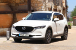 Mazda CX-5 2.2 SKYACTIV-D 110 kW (150 CV) 2WD Zenith (Pack Cuero Negro) Todo terreno Snowflake White Pearl Exterior Frontal-Lateral 5 puertas