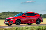 Honda Civic 1.6 l i-DTEC  Turismo Rallye Red Exterior Lateral-Frontal 5 puertas