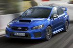 Subaru WRX STI 2.5 (300 CV) Rally Edition Turismo WR Blue Pearl Exterior Frontal-Lateral 4 puertas