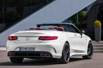 Mercedes-Benz Clase S AMG S 63 4MATIC+ AMG S 63 4MATIC+ Descapotable Designo Diamond White Bright Exterior Lateral-Posterior 2 puertas