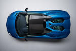 Lamborghini Aventador S Roadster S Roadster Descapotable Blu Aegir Exterior Cenital 2 puertas