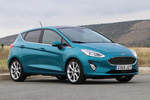 Ford Fiesta 1.0 EcoBoost 92 kW (125 CV) S/S Titanium Turismo Azul Caribe Exterior Lateral-Frontal 5 puertas