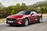 Ford Mustang Convertible 2.3 EcoBoost 213 kW (290 CV) Aut. Mustang Convertible Descapotable Royal Crimson Exterior Frontal-Lateral 2 puertas
