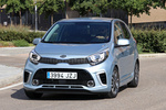 KIA Picanto 1.2 CVVT GT Line Turismo Celestial Blue Exterior Frontal-Lateral 5 puertas