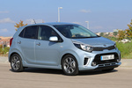 KIA Picanto 1.2 CVVT GT Line Turismo Celestial Blue Exterior Lateral-Frontal 5 puertas