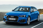 Audi A4 2.9 TFSi 450 CV RS 4 Avant Turismo familiar Azul Nogaro Exterior Frontal-Lateral 5 puertas