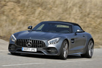 Mercedes-Benz AMG GT GT C Roadster GT C Roadster Descapotable Designo gris selenita magno mate Exterior Frontal-Lateral 2 puertas