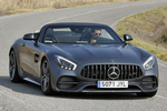 Mercedes-Benz AMG GT GT C Roadster GT C Roadster Descapotable Designo gris selenita magno mate Exterior Lateral-Frontal 2 puertas