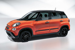 Fiat 500L Gama 500L Cross City Cross Monovolumen Naranja Sicilia Exterior Frontal-Lateral 5 puertas