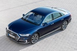 Audi A8 A8 55 TFSI quattro triptonic 250 kW (340 CV) Gama A8 Turismo Azul Navarra Exterior Lateral-Frontal-Cenital 4 puertas
