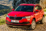 Skoda Karoq Gama Karoq Gama Karoq Todo terreno Rojo Velvet Metalizado Exterior Lateral-Frontal 5 puertas