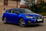 Lexus CT 200h F SPORT Turismo Azul El&eacute;ctrico Exterior Frontal-Lateral 5 puertas