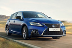 Lexus CT 200h F SPORT Turismo Azul El&eacute;ctrico Exterior Frontal-Lateral 5 puertas