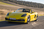 Porsche 718 Boxster GTS Boxster GTS Descapotable Amarillo Racing Exterior Frontal-Lateral 2 puertas