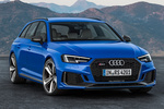 Audi A4 2.9 TFSi 450 CV RS 4 Avant Turismo familiar Azul Nogaro Exterior Frontal-Lateral 5 puertas
