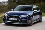 Audi A4 2.9 TFSi 450 CV RS 4 Avant Turismo familiar Azul Navarra Exterior Frontal-Lateral 5 puertas