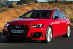 Audi A4 2.9 TFSi 450 CV RS 4 Avant Turismo familiar Misano Red Exterior Frontal-Lateral 5 puertas