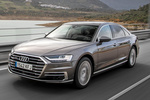 Audi A8 A8 50 TDI quattro triptonic 210 kW (286 CV) Gama A8 Turismo Gris Terra Exterior Frontal-Lateral 4 puertas