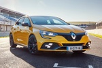 Renault M&eacute;gane R.S. R.S. (Chasis CUP) Turismo Amarillo Sirius Exterior Lateral-Frontal 5 puertas