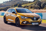 Renault M&eacute;gane R.S. R.S. (Chasis CUP) Turismo Amarillo Sirius Exterior Lateral-Frontal 5 puertas