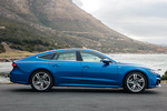 Audi A7 55 TFSI 250 kW (340 CV) quattro S tronic Paquete S-Line Turismo Azul Ara Exterior Lateral 5 puertas