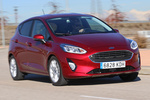 Ford Fiesta 1.5 TDCi 88 kW (120 CV) S/S  Titanium Turismo Rojo Rub&iacute; Exterior Lateral-Frontal 5 puertas