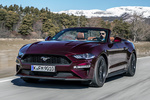 Ford Mustang Convertible 2.3 EcoBoost 213 kW (290 CV) Mustang Fastback Descapotable Royal Crimson Exterior Frontal-Lateral 2 puertas