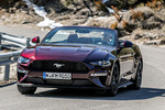 Ford Mustang Convertible 2.3 EcoBoost 213 kW (290 CV) Mustang Fastback Descapotable Royal Crimson Exterior Frontal-Lateral 2 puertas