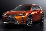 Lexus UX 200h Todo terreno Naranja Carnelian Exterior Frontal-Lateral 5 puertas