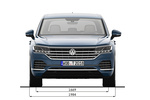 Volkswagen Touareg 3.0 V6 TDI Gama Touareg Todo terreno T&eacute;cnica Dimensiones 5 puertas