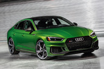 Audi A5 Gama RS 5 Sportback Gama RS 5 Sportback Turismo Sonoma Green Metallic Exterior Frontal-Lateral 5 puertas