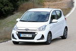 Hyundai i10 1.2 MPI 64 kW (87 CV) AT Link Turismo Polar White Exterior Frontal-Lateral 5 puertas