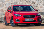 Subaru Impreza 1.6i Lineartronic Executive Turismo Pure Red Exterior Frontal-Lateral 5 puertas