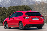 Subaru Impreza 1.6i Lineartronic Executive Turismo Pure Red Exterior Posterior-Lateral 5 puertas