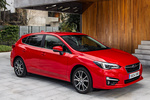 Subaru Impreza 1.6i Lineartronic Executive Turismo Pure Red Exterior Lateral-Frontal 5 puertas