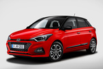 Hyundai i20 Gama i20 Gama i20 Turismo Tomato Red Exterior Frontal-Lateral 5 puertas