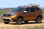 Dacia Duster dCi 80 kW (109 CV) 4x2 EDC Prestige Todo terreno Naranja Atacama Exterior Frontal-Lateral 5 puertas