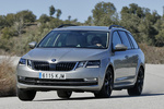 Skoda Octavia 1.4 TSI 110 CV GNC DSG Style Turismo familiar Beige Cappuccino Metalizado Exterior Frontal-Lateral 5 puertas